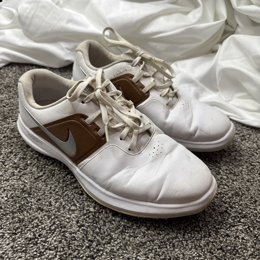 Nike Air Zoom Victory White Light British 8.5 Size Golf Shoes